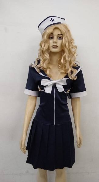 Marinheira Azul Marinho Plus Size